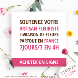 L'Agitateur Floral : fleurs livrées par un artisan