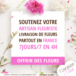 L'Agitateur Floral : fleurs livrées par un artisan